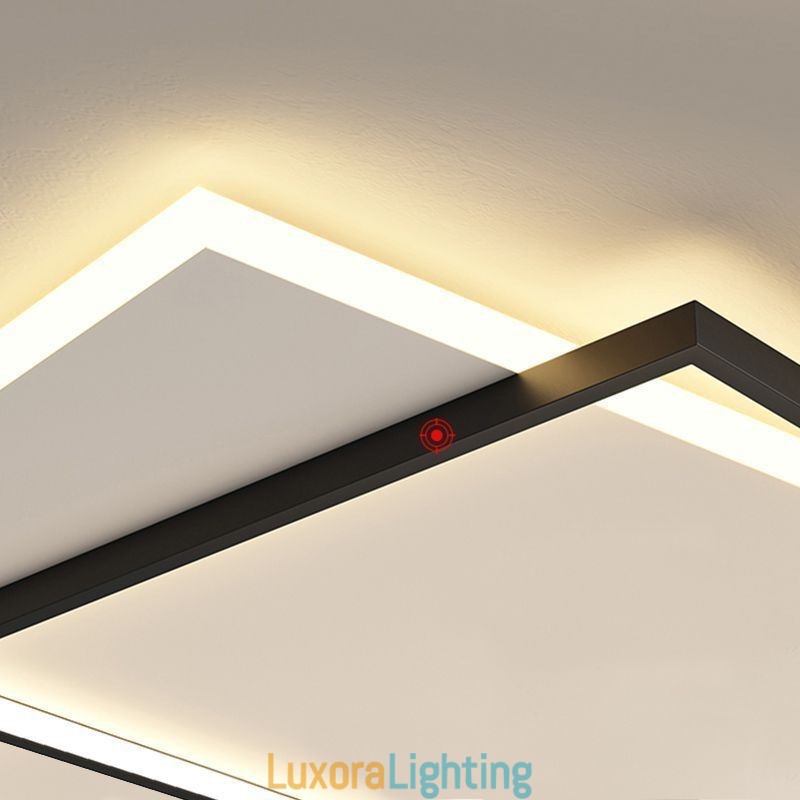 Designer Touch Decorative Flush Mount Minimalist Ceiling Light Fixture