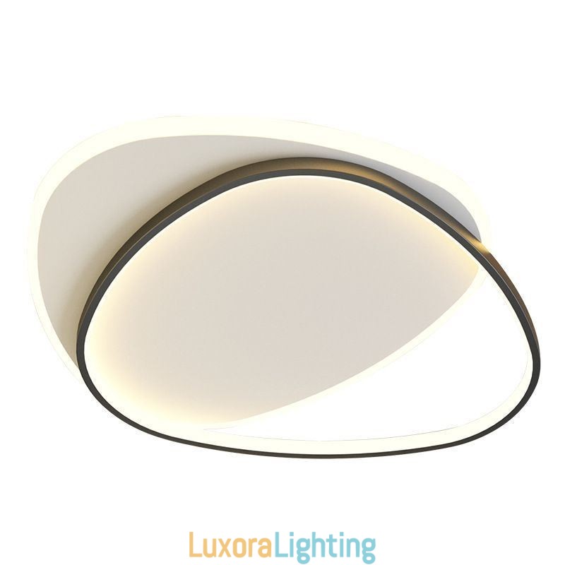 Designer Touch Decorative Flush Mount Double Triangle Ceiling Light