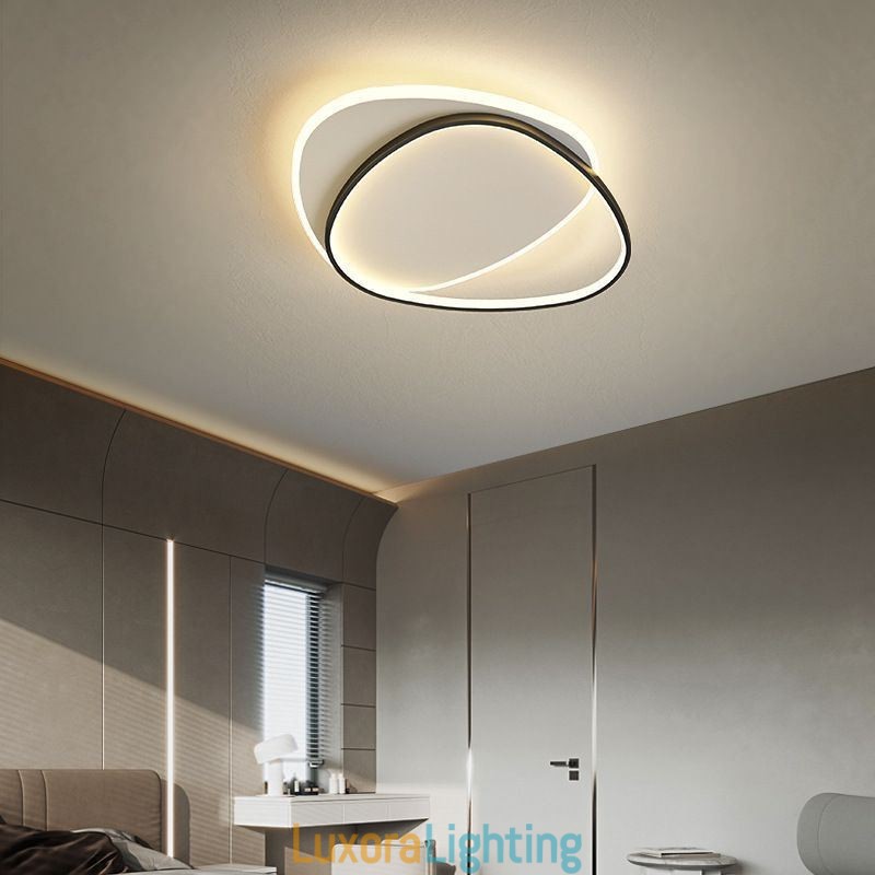 Designer Touch Decorative Flush Mount Double Triangle Ceiling Light