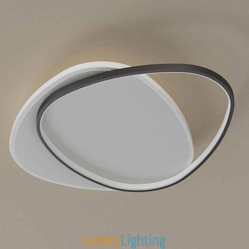 Designer Touch Decorative Flush Mount Double Triangle Ceiling Light