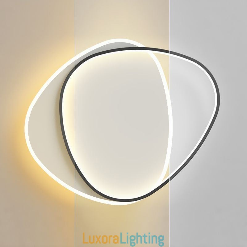 Designer Touch Decorative Flush Mount Double Triangle Ceiling Light