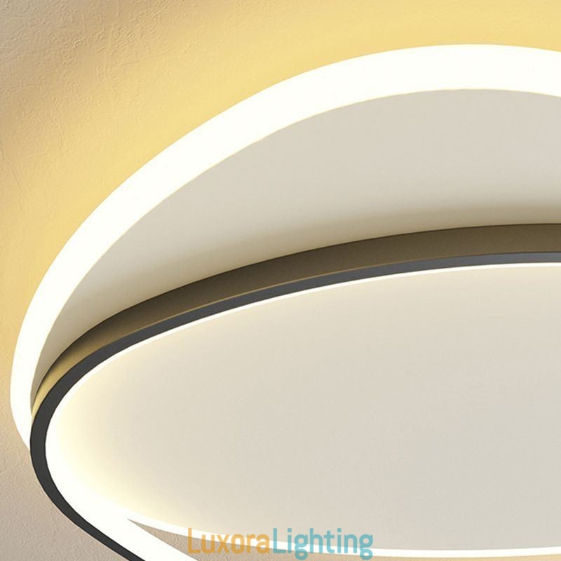 Designer Touch Decorative Flush Mount Double Triangle Ceiling Light