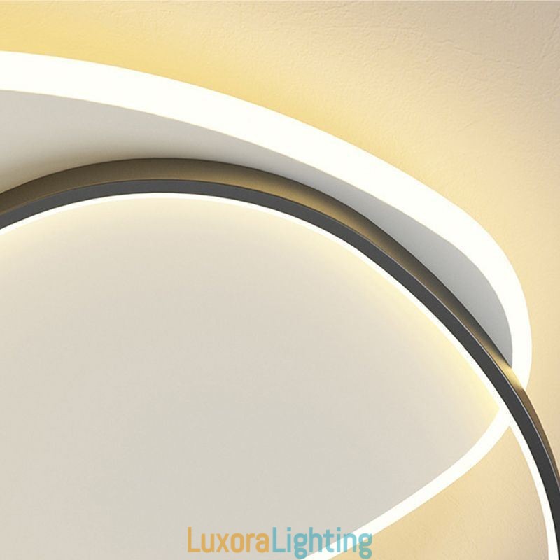 Designer Touch Decorative Flush Mount Double Triangle Ceiling Light