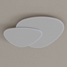 Designer Touch Decorative Flush Mount Double Triangle Ceiling Lighting