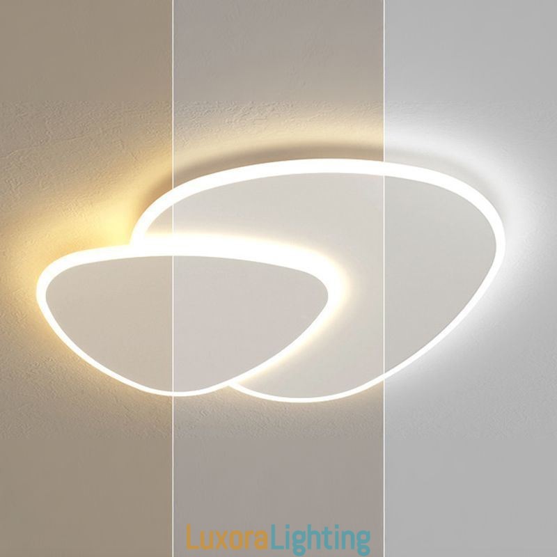 Designer Touch Decorative Flush Mount Double Triangle Ceiling Lighting