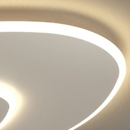 Designer Touch Decorative Flush Mount Double Triangle Ceiling Lighting