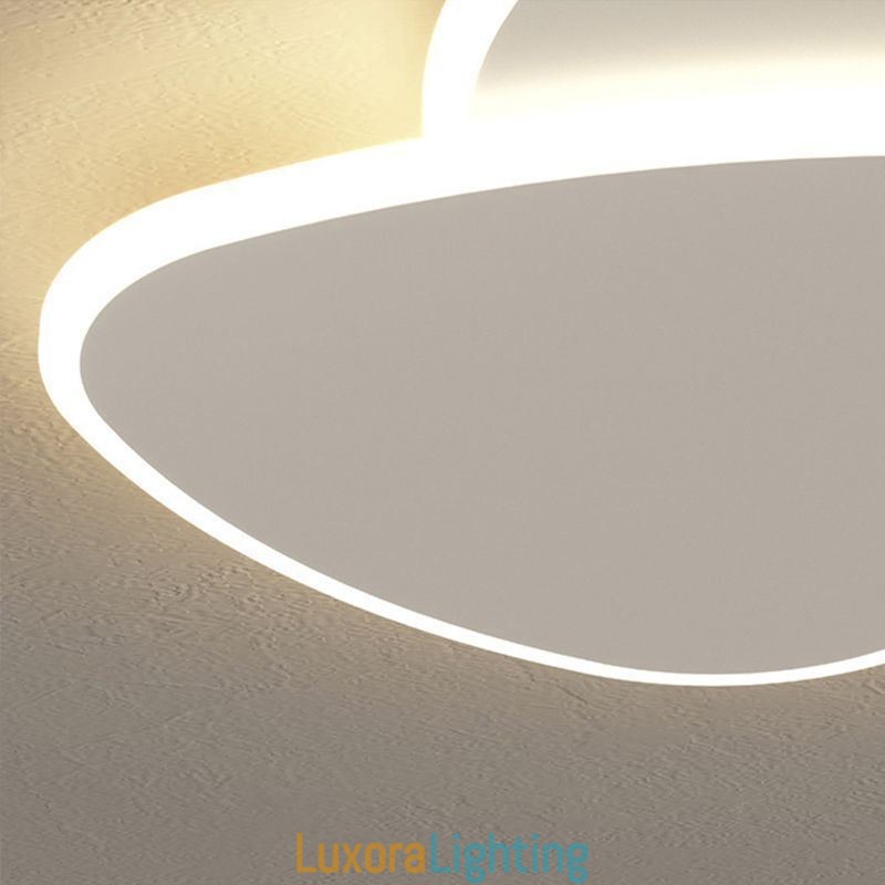 Designer Touch Decorative Flush Mount Double Triangle Ceiling Lighting