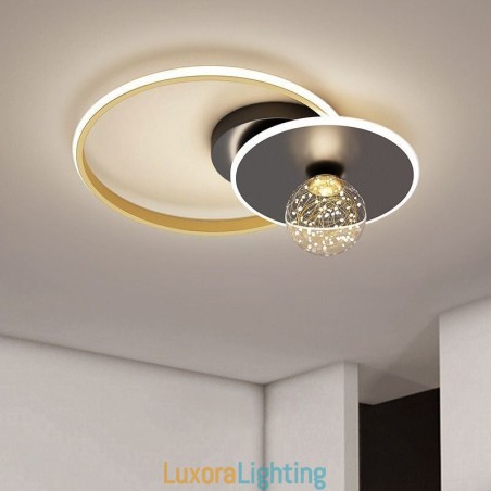 Designer Touch Decorative Flush Mount Home Decor Minimalist Ceiling Light Fixture