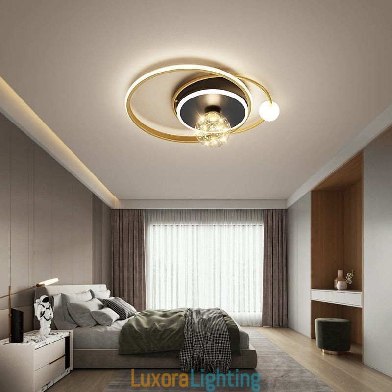 Designer Touch Decorative Flush Mount Home Decor Minimalist Ceiling Light Fixture