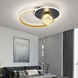 Designer Touch Decorative Flush Mount Home Decor Minimalist Ceiling Light Fixture