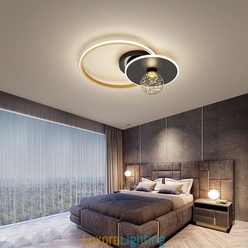 Designer Touch Decorative Flush Mount Home Decor Minimalist Ceiling Light Fixture
