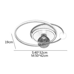 Designer Touch Decorative Flush Mount Home Decor Ceiling Light