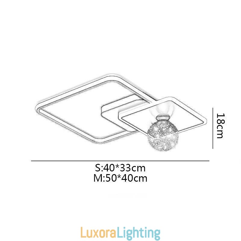 Designer Touch Decorative Flush Mount Home Decor Ceiling Lighting Fixture