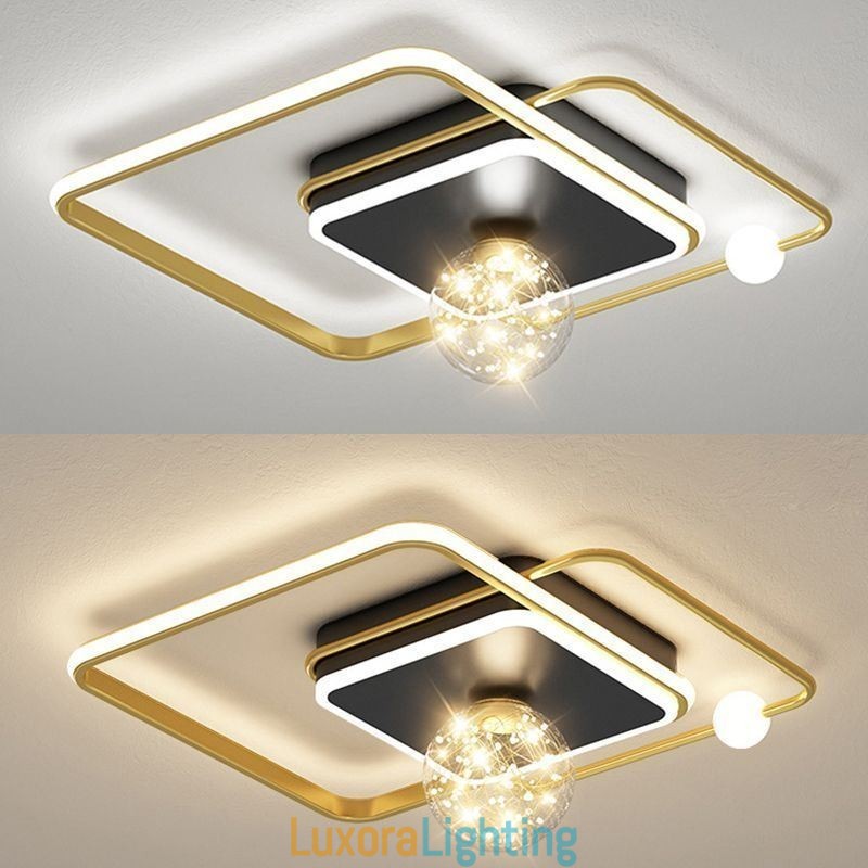 Designer Touch Decorative Flush Mount Home Decor Modern Ceiling Light Fixture