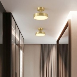 Designer Touch Decorative Gold Copper Mini Round Ceiling Light