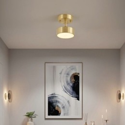 Designer Touch Decorative Gold Copper Mini Round Ceiling Light