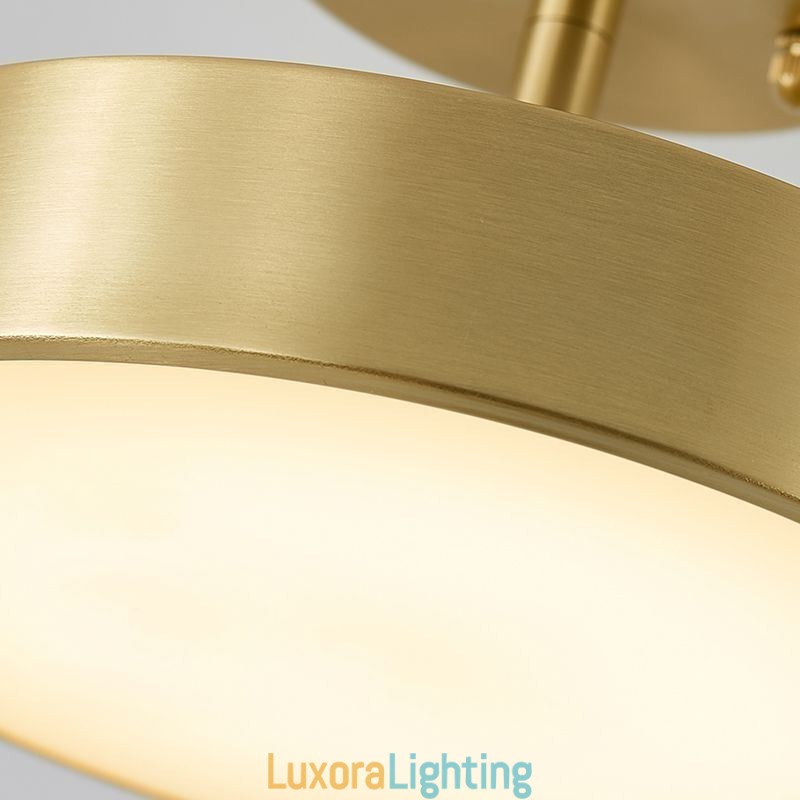 Designer Touch Decorative Gold Copper Mini Round Ceiling Light