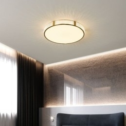 Designer Touch Decorative Flush Mount Ceiling Light Round Light Fixtures Tricolor Dimming