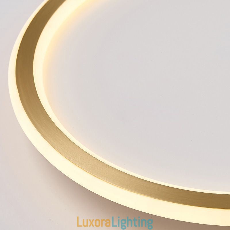 Designer Touch Decorative Flush Mount Ceiling Light Round Light Fixtures Tricolor Dimming