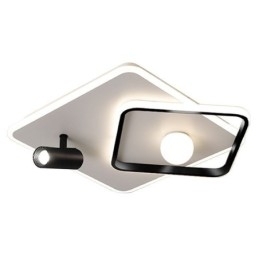 Designer Touch Decorative Flush Mount Acrylic Square Ceiling Light Spotlight