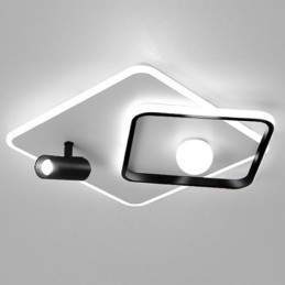 Designer Touch Decorative Flush Mount Acrylic Square Ceiling Light Spotlight