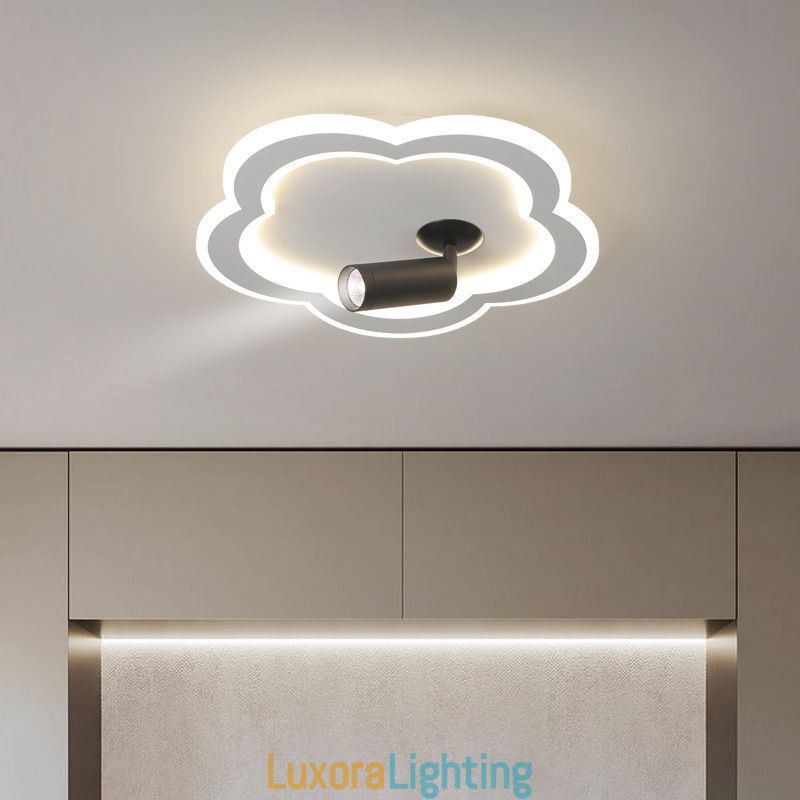 Designer Touch Decorative Flush Mount Acrylic Flower Shape Ceiling Light Spotlight