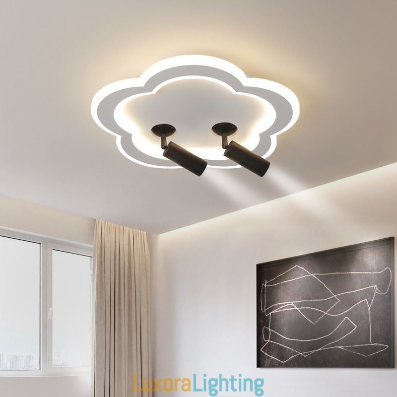 Designer Touch Decorative Flush Mount Acrylic Flower Shape Ceiling Light Spotlight
