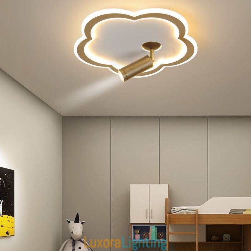 Designer Touch Decorative Flush Mount Acrylic Flower Shape Ceiling Light Spotlight