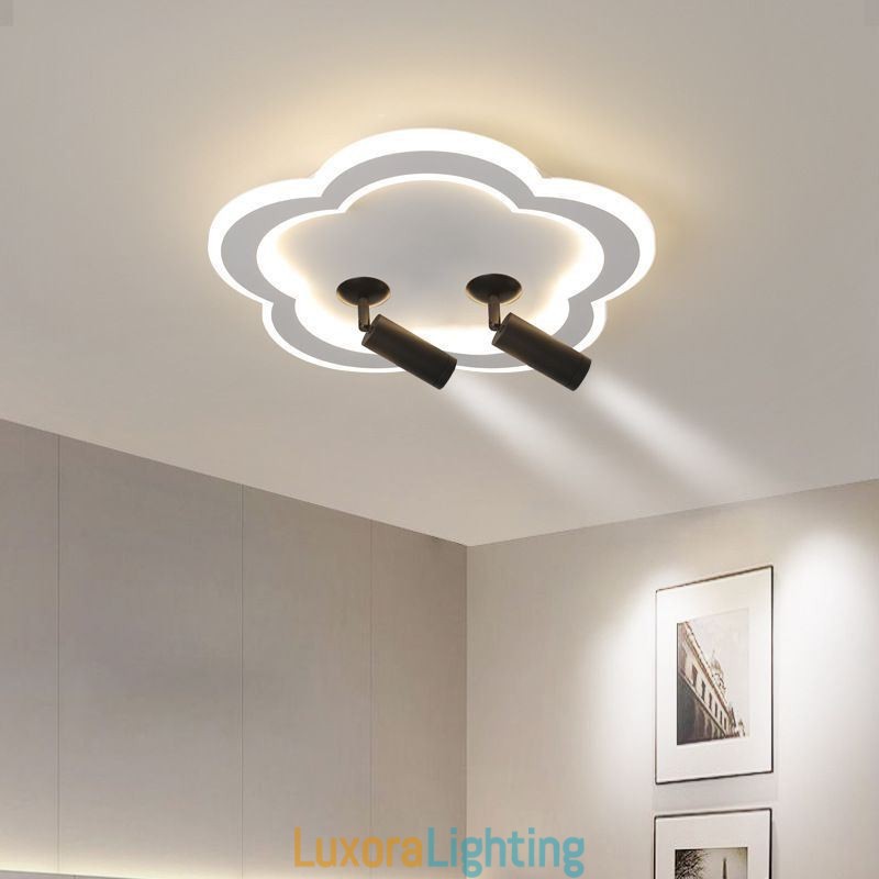 Designer Touch Decorative Flush Mount Acrylic Flower Shape Ceiling Light Spotlight