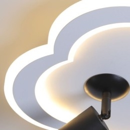 Designer Touch Decorative Flush Mount Acrylic Flower Shape Ceiling Light Spotlight