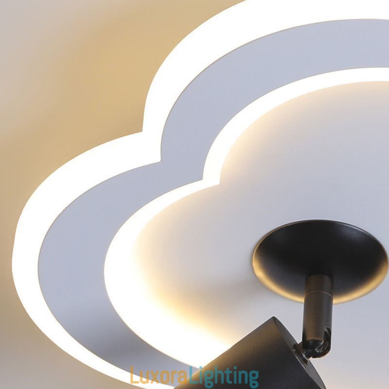 Designer Touch Decorative Flush Mount Acrylic Flower Shape Ceiling Light Spotlight