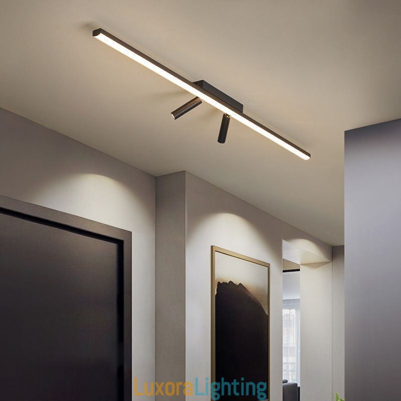 Designer Touch Decorative Linear Ceiling Flush Mount Acrylic Spotlight