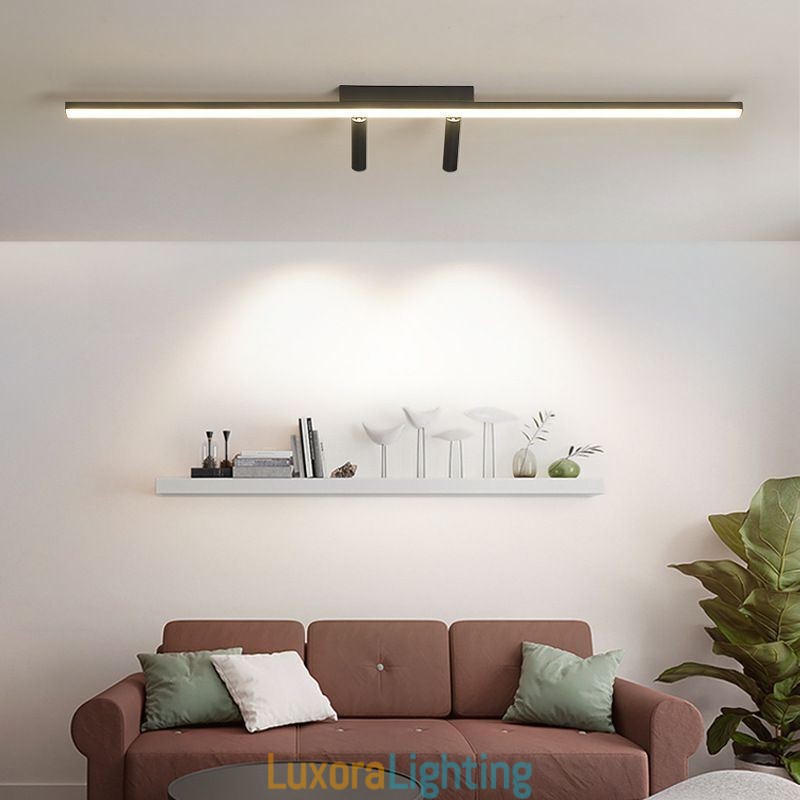 Designer Touch Decorative Linear Ceiling Flush Mount Acrylic Spotlight