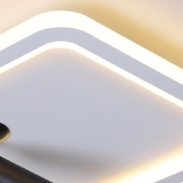 Designer Touch Decorative Square Flush Mount Ceiling Light Acrylic Spotlight