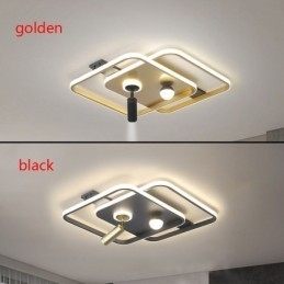 Designer Touch Decorative Square Flush Mount Acrylic Ceiling Light Spotlight