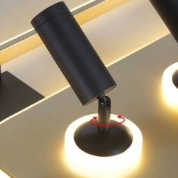 Designer Touch Decorative Square Flush Mount Acrylic Ceiling Light Spotlight