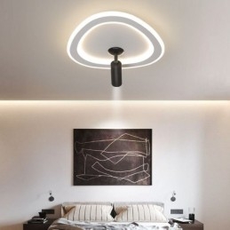 Designer Touch Decorative Ceiling Light Acrylic Triangle Flush Mount Spotlight