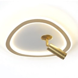 Designer Touch Decorative Ceiling Light Acrylic Triangle Flush Mount Spotlight