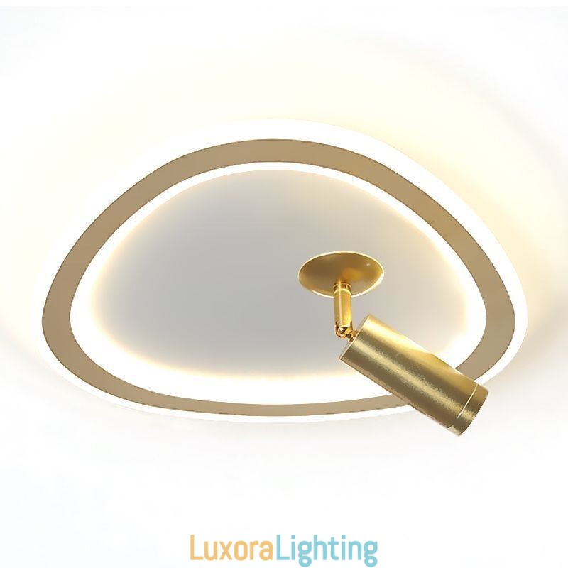 Designer Touch Decorative Ceiling Light Acrylic Triangle Flush Mount Spotlight