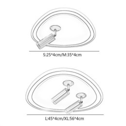 Designer Touch Decorative Ceiling Light Acrylic Triangle Flush Mount Spotlight