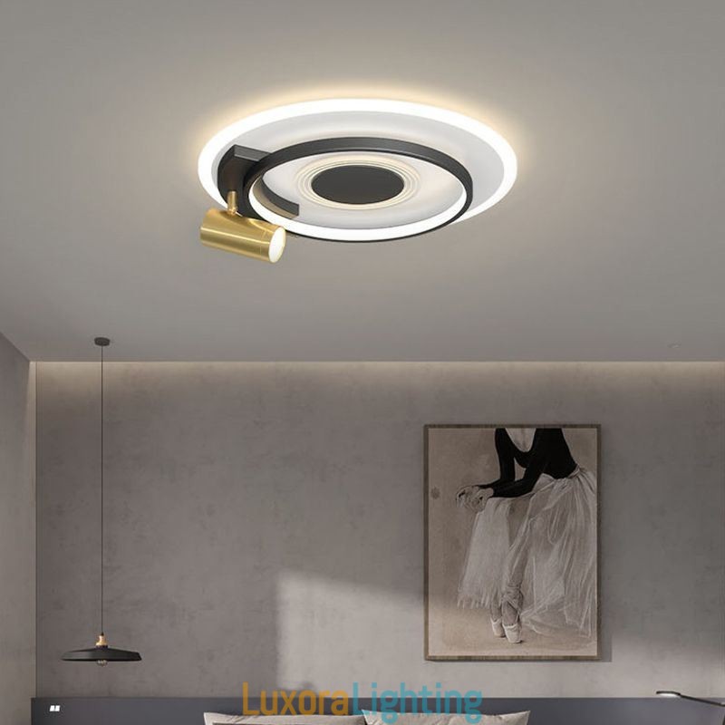 Designer Touch Decorative Geometric Flush Mount Acrylic Ceiling Light Spotlight