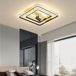 Designer Touch Decorative Geometric Flush Mount Acrylic Ceiling Light Spotlight