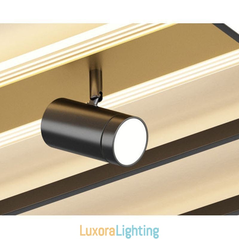 Designer Touch Decorative Geometric Flush Mount Acrylic Ceiling Light Spotlight