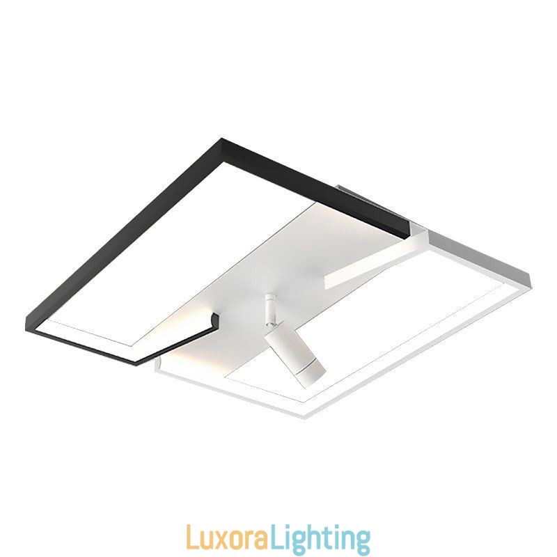 Designer Touch Decorative Ceiling Lamp Black & White Acrylic Lighting Spotlight