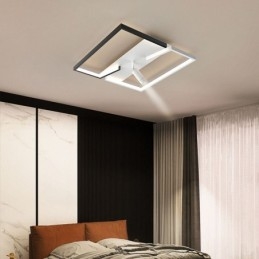 Designer Touch Decorative Ceiling Lamp Black & White Acrylic Lighting Spotlight