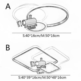 Designer Touch Decorative Ceiling Lamp Creative Acrylic Flush Mount Spotlight