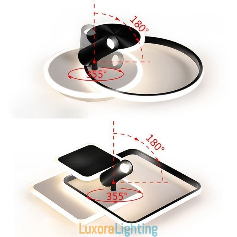 Designer Touch Decorative Ceiling Lamp Creative Acrylic Flush Mount Spotlight