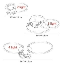 Designer Touch Decorative Ceiling Lamp Brushed Gold Halo Ring Lighting Spotlight