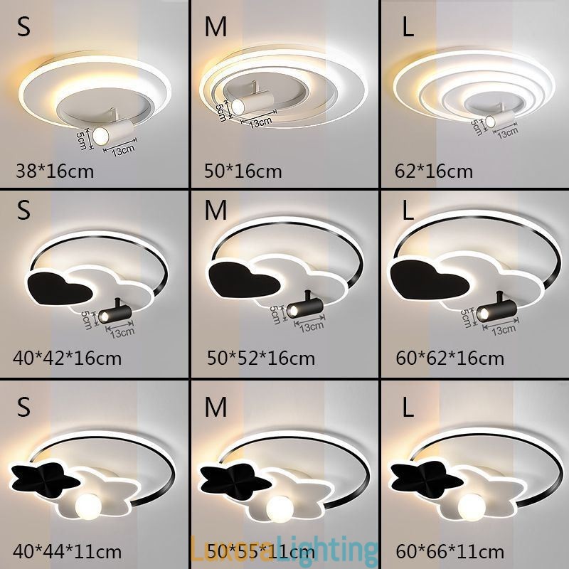 Designer Touch Decorative Ceiling Light Creative Acrylic Flush Mount Spotlight