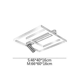 Designer Touch Decorative Flush Mount Minimalist Acrylic Ceiling Lamp Spotlight